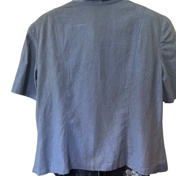 Vtg R&K Originals 80'S Dress W/ Tunic Linen Blend Set/2 Boho SZ 14 Boho Y2K - Picture 9 of 15